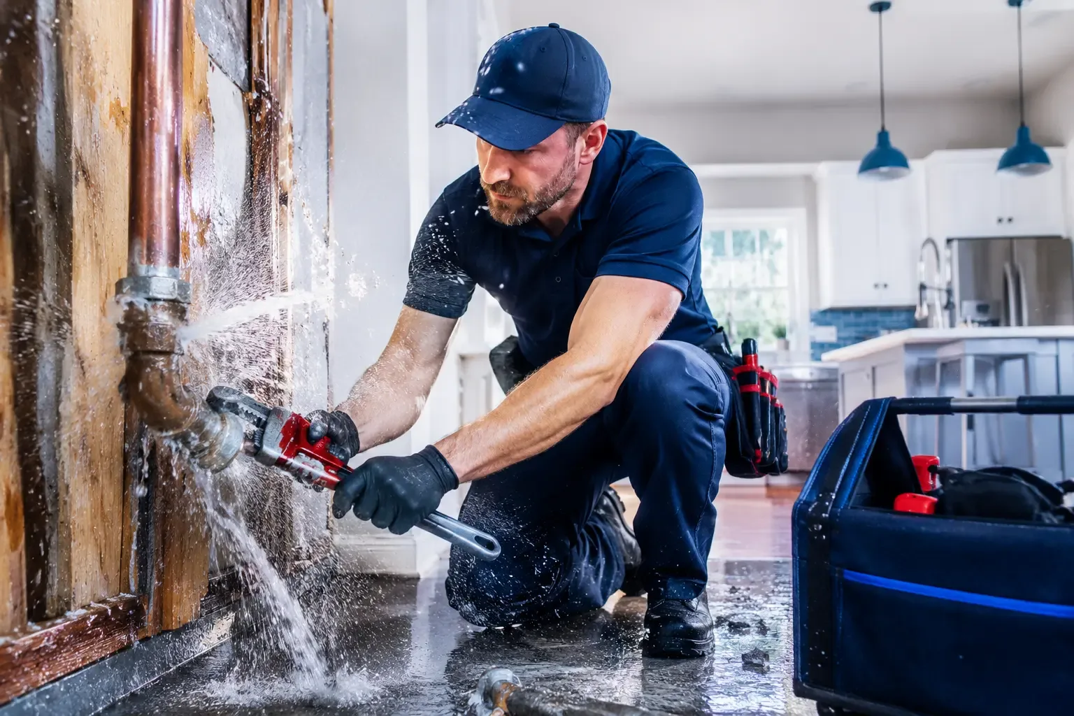 Local emergency pipe repair professionals in Walls, MS